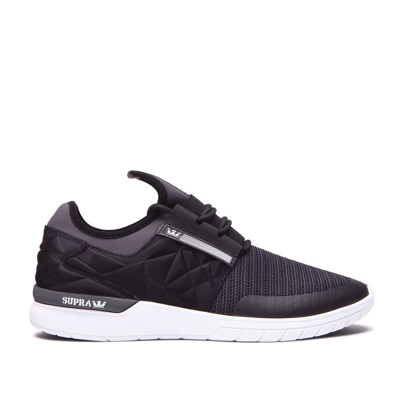 Zapatillas Bajas Supra Argentina Hombre - FLOW RUN EVO Negras (CJLDH-2953)